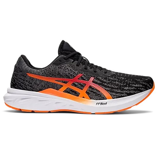 Men's Asics DYNABLAST 2 Black/Shocking Orange