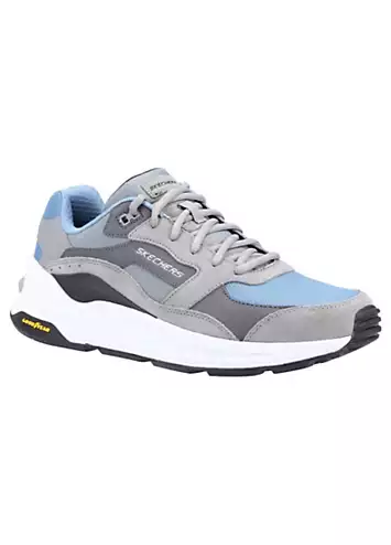 Mens Grey Global Jogger Trainers by Skechers | Look Again