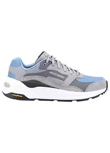 Mens Grey Global Jogger Trainers by Skechers | Look Again