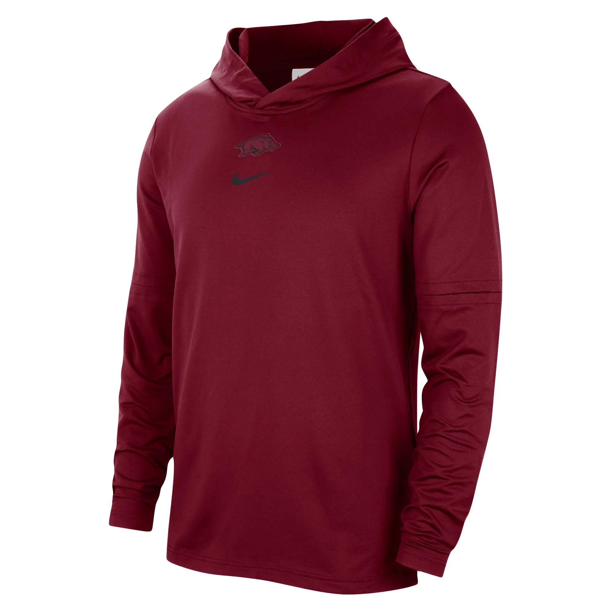 Men's Nike Cardinal Arkansas Razorbacks Player Hoodie Long Sleeve Performance Top