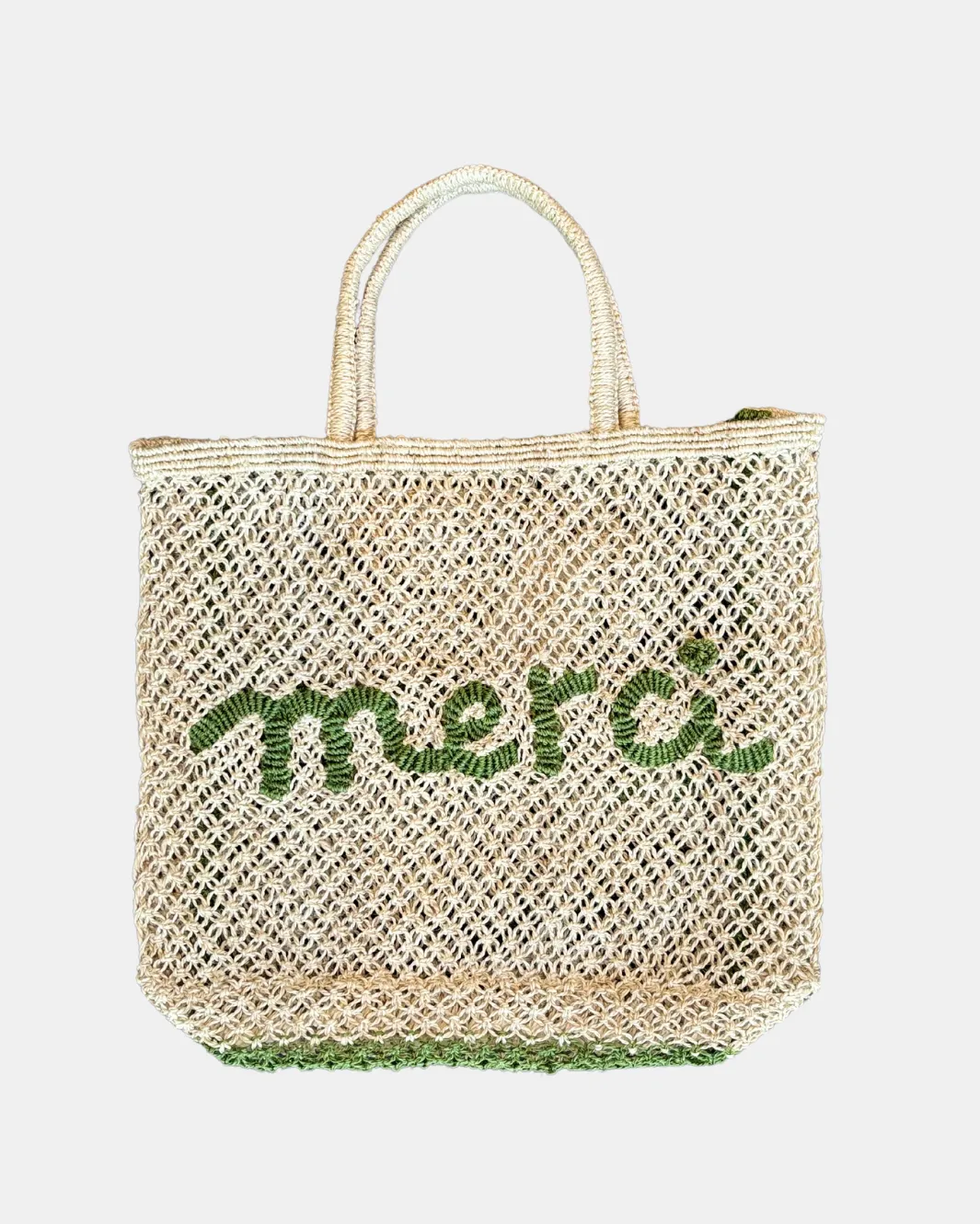 MERCI JUTE BAG IN NATURAL