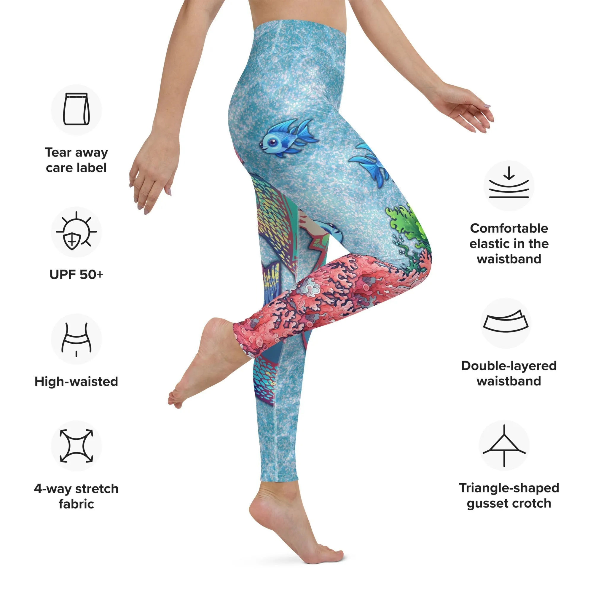 Mermaid Yoga Leggings