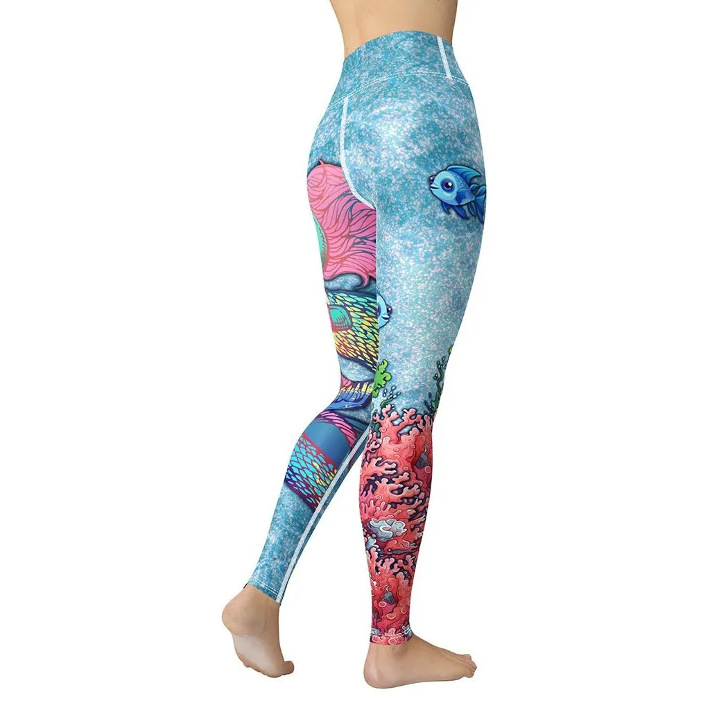 Mermaid Yoga Leggings