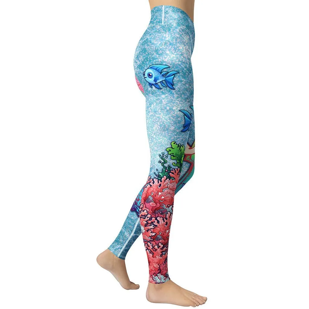 Mermaid Yoga Leggings