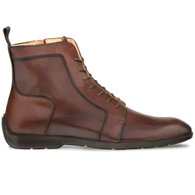 Mezlan Hybrid Hi-Top Lace Boot Brown 