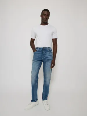 Mid Wash Vintage Slim Fit Jeans | Men | George at ASDA