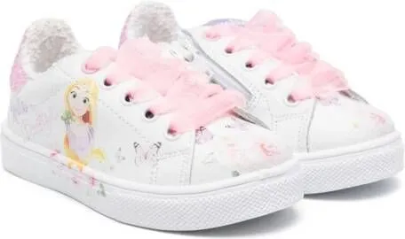 Monnalisa Disney-print sneakers White