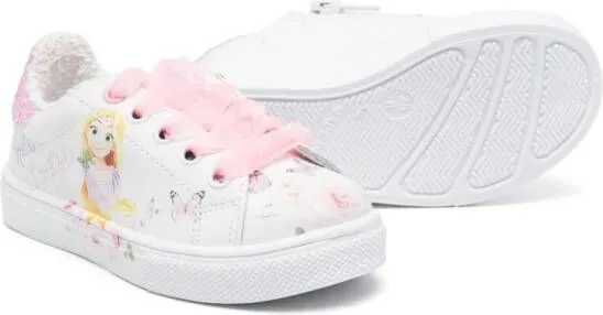 Monnalisa Disney-print sneakers White