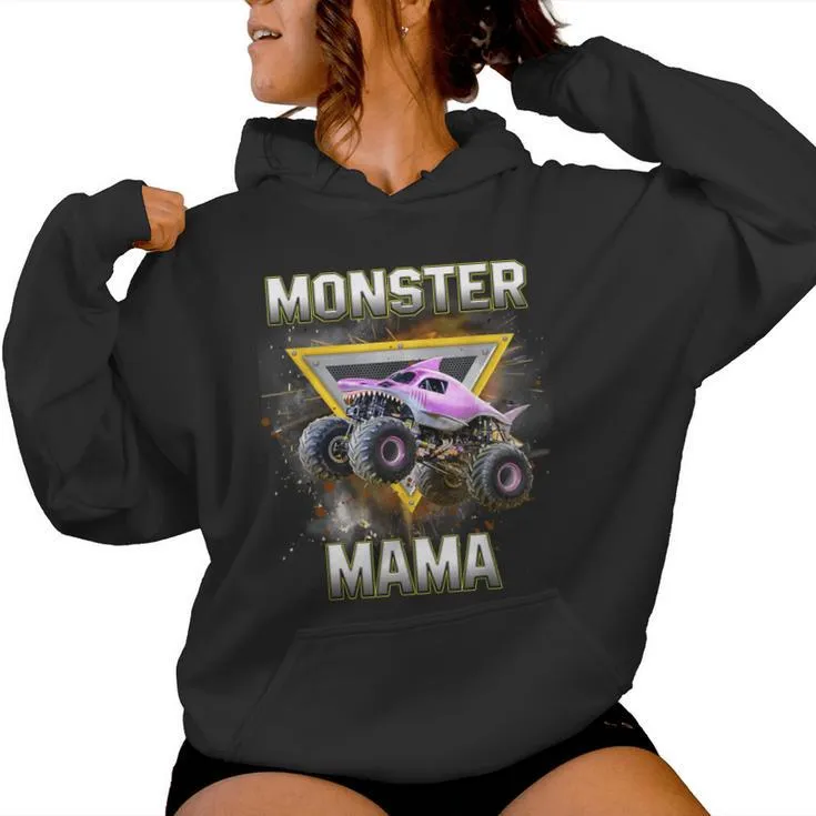 Monster Truck Mama Monster Truck Are My Jam Truck Lovers Women Hoodie