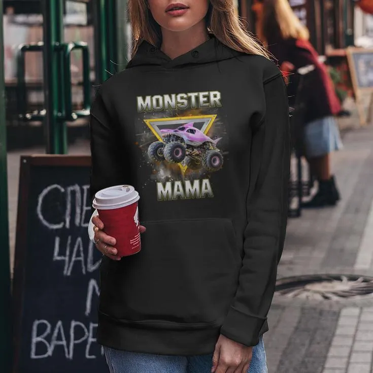 Monster Truck Mama Monster Truck Are My Jam Truck Lovers Women Hoodie