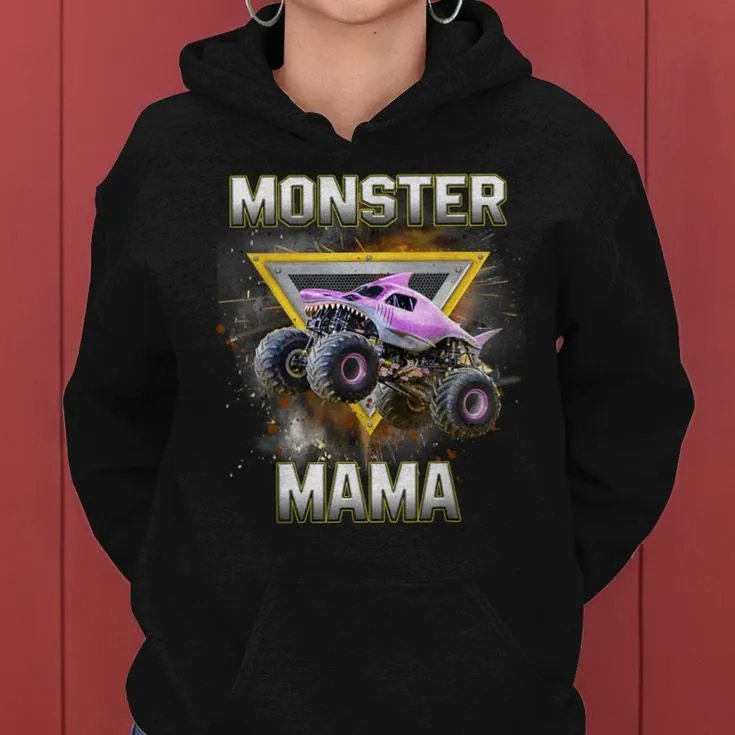 Monster Truck Mama Monster Truck Are My Jam Truck Lovers Women Hoodie