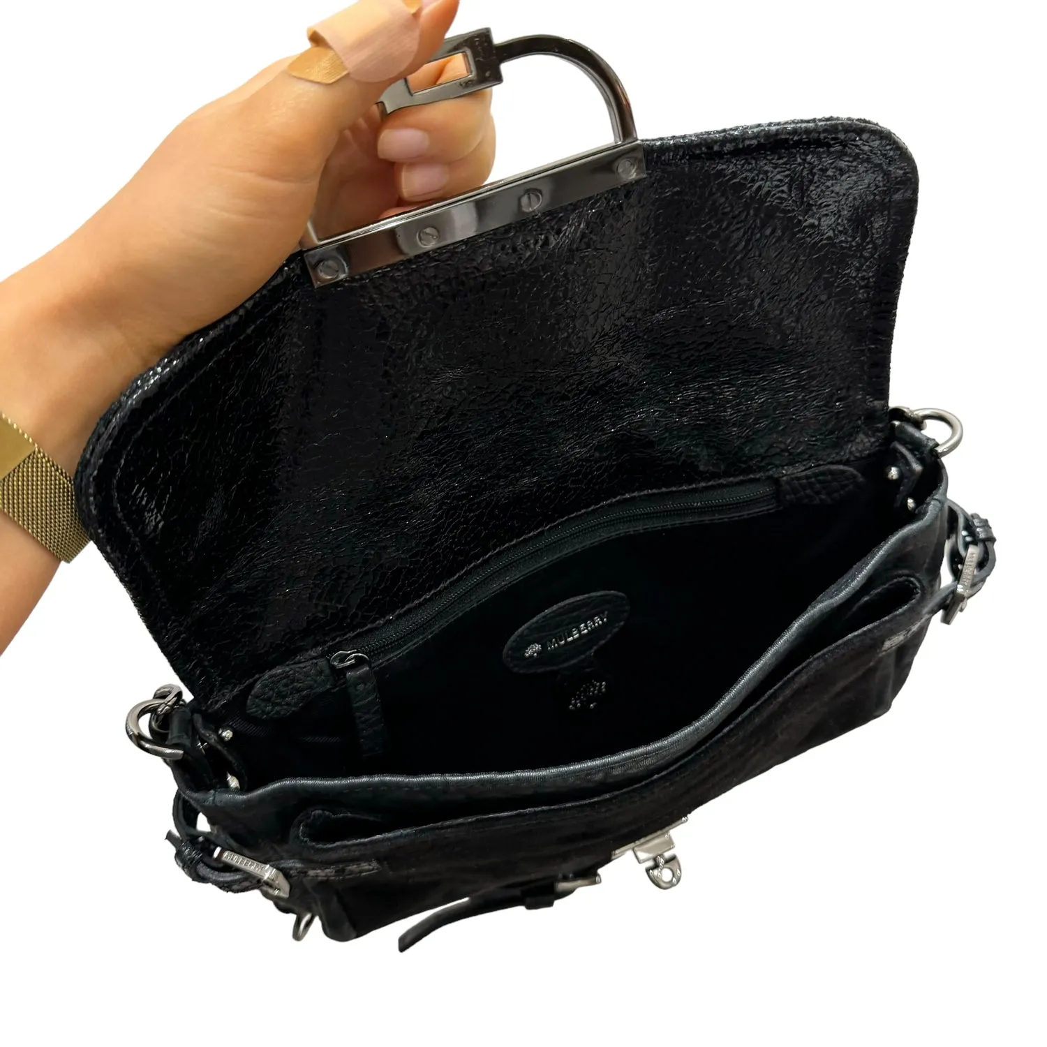 Mulberry Black Jenah Pouch Bag