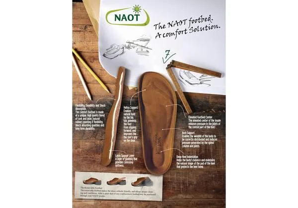 Naot Mangere Womens Leather Comfortable Orthotic Friendly Sandals