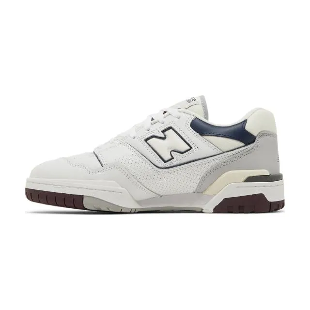 New Balance 550 (White Indigo Burgundy/ White/ Natural I...