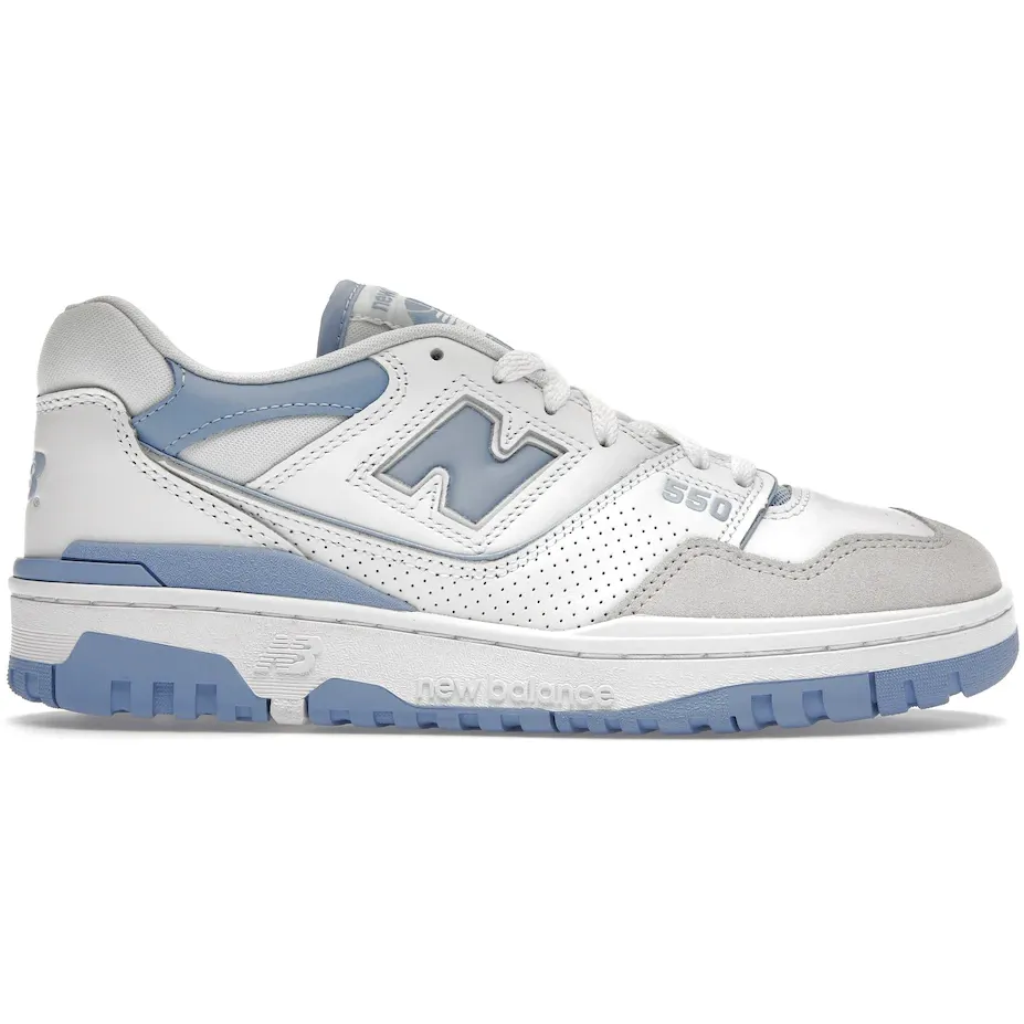 New Balance 550 White University Blue Grey Toe