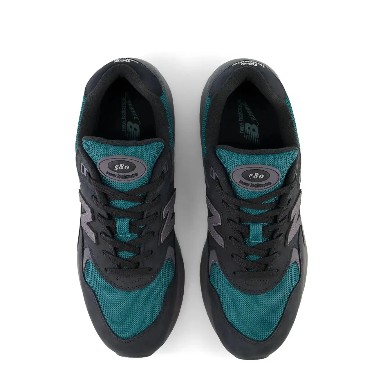 New Balance 580 Trainers Black / Vintage Teal / Magnet