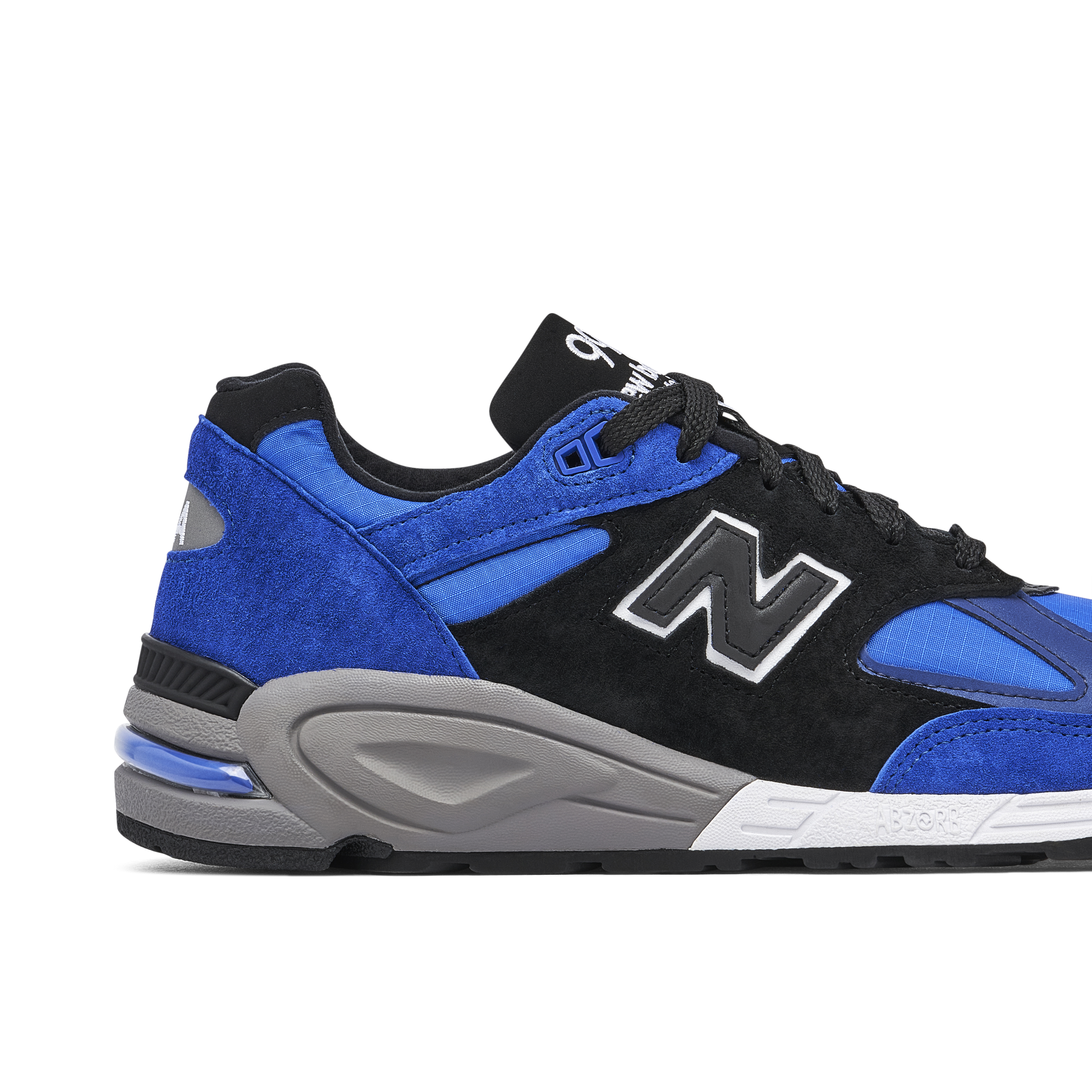 New Balance 990v2 Black Blue | M990PL2 | Laced