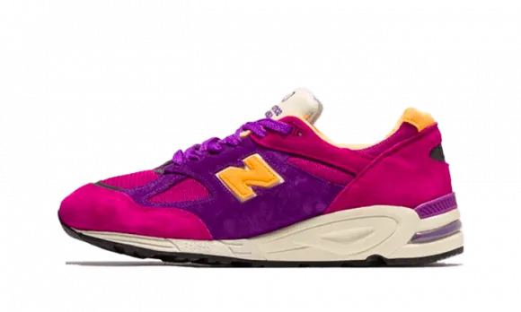 New Balance 990v2 MiUSA Teddy Santis Purple Yellow