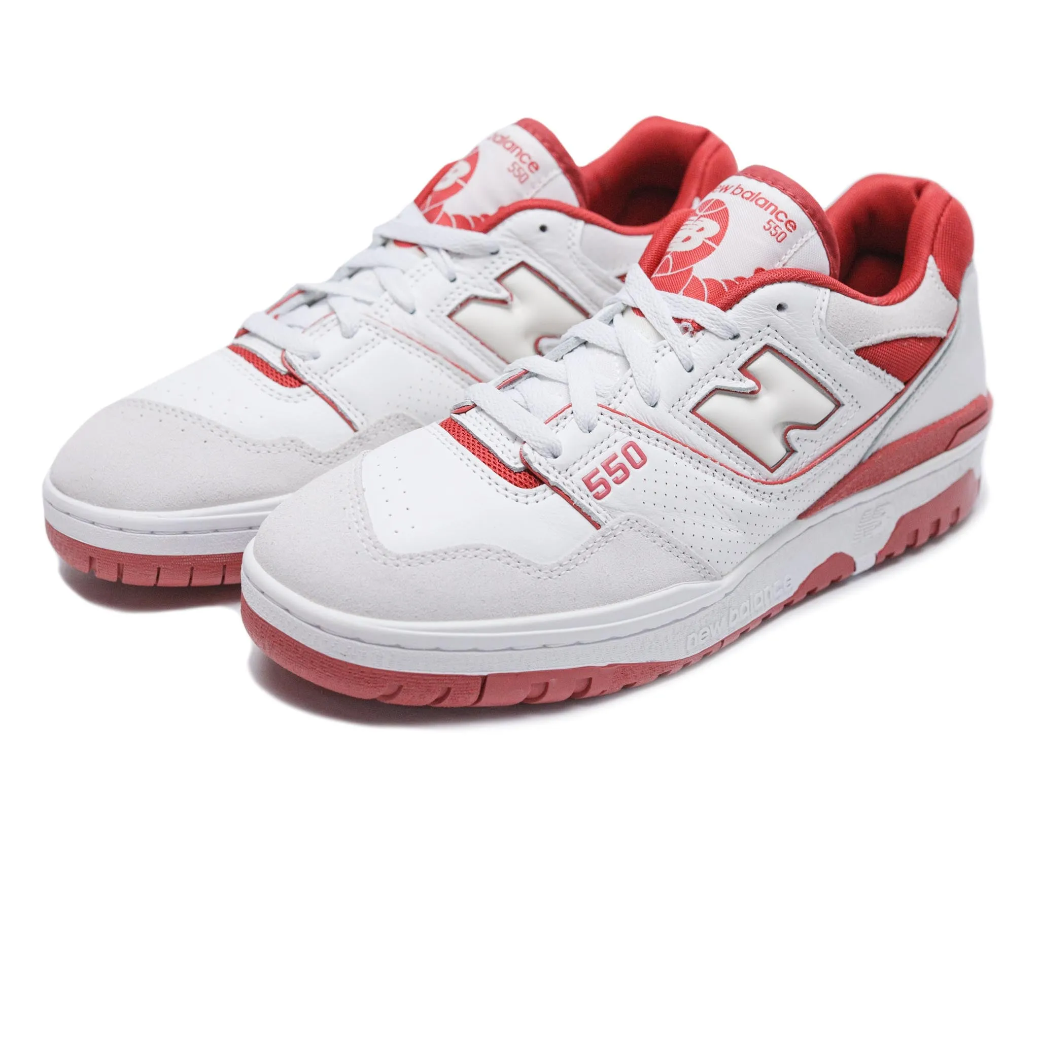 New Balance BB550STF 'Suede Pack' White/Red