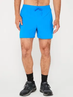 New Balance Mens 5inch Running Shorts - Blue