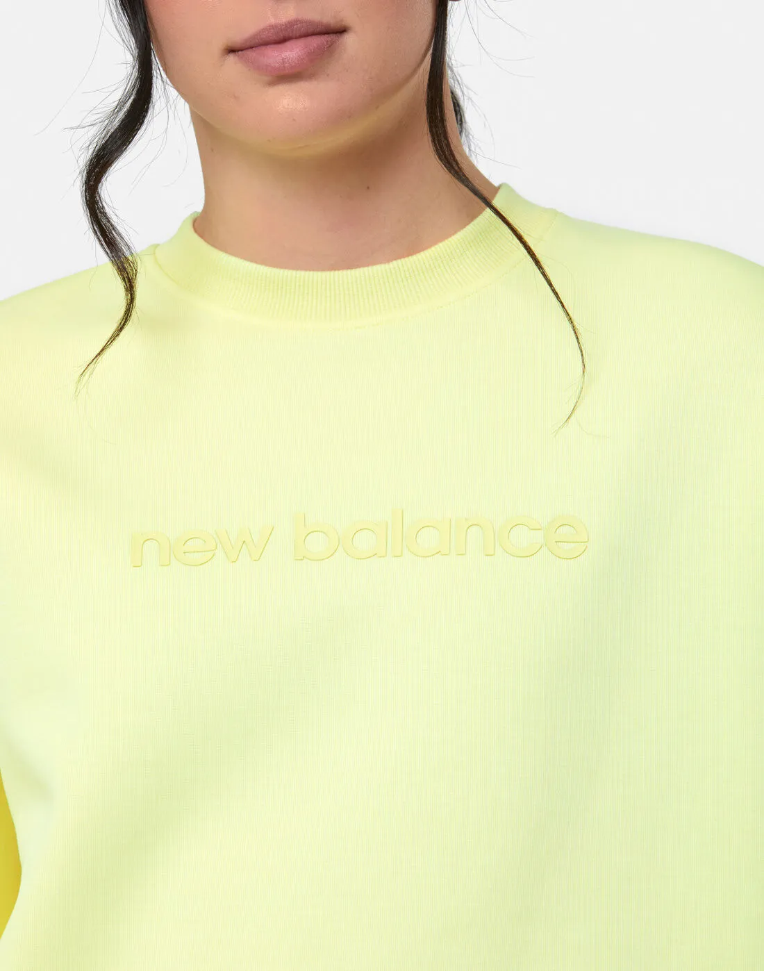 New Balance Womens Oversized Crew Neck Sweatshirt