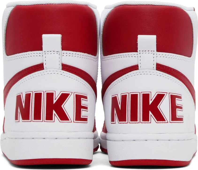 Nike Red & White Terminator Sneakers