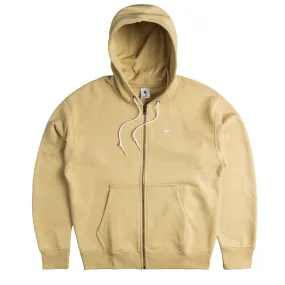 Nike Solo Swoosh Full-Zip Hoodie Team Gold / White