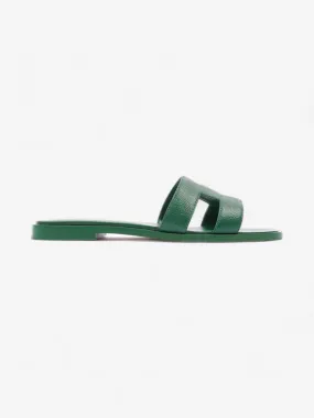 Oran Sandals Green Leather EU 36.5 UK 3.5