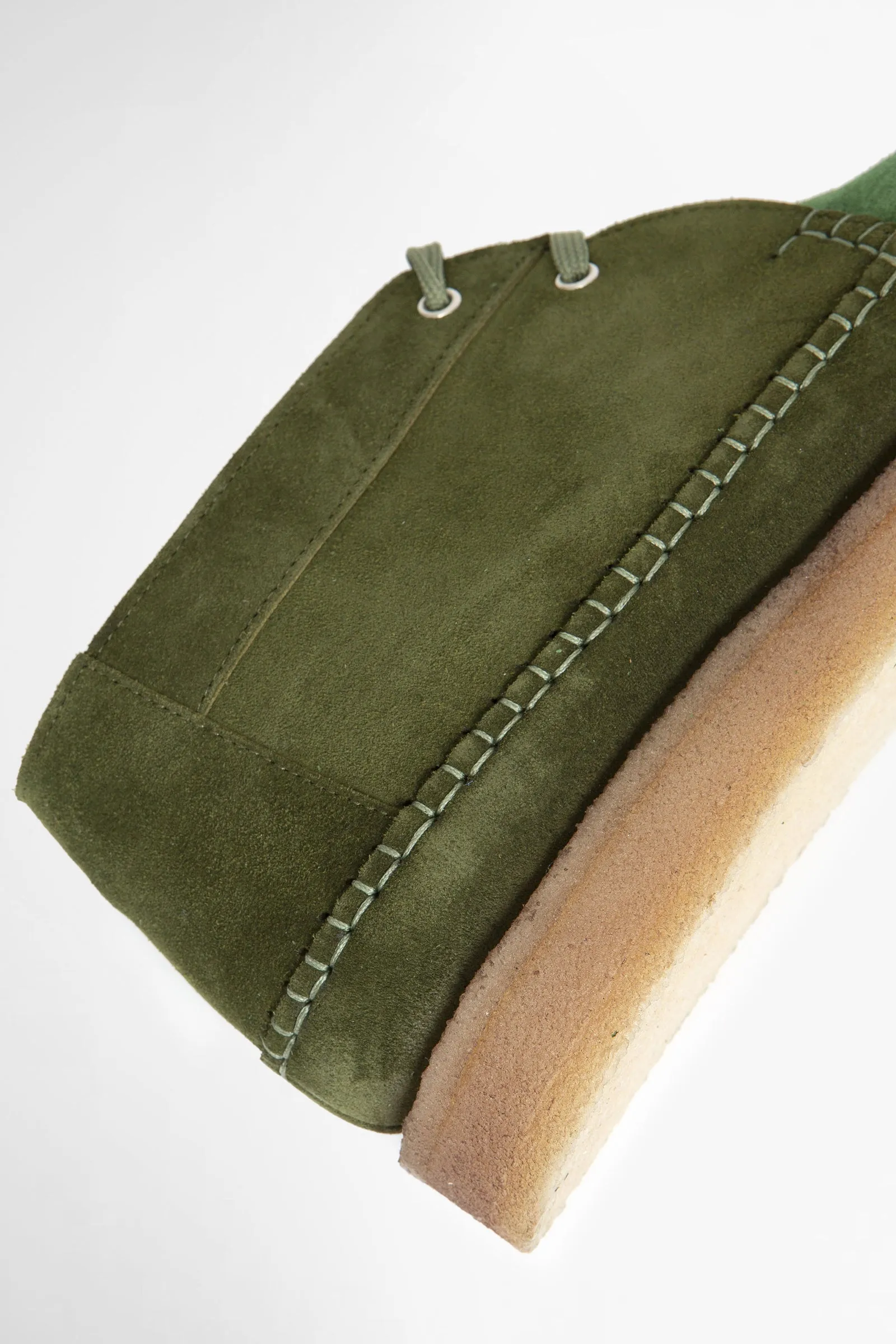 Padmore & Barnes Willow Boot Suede Green