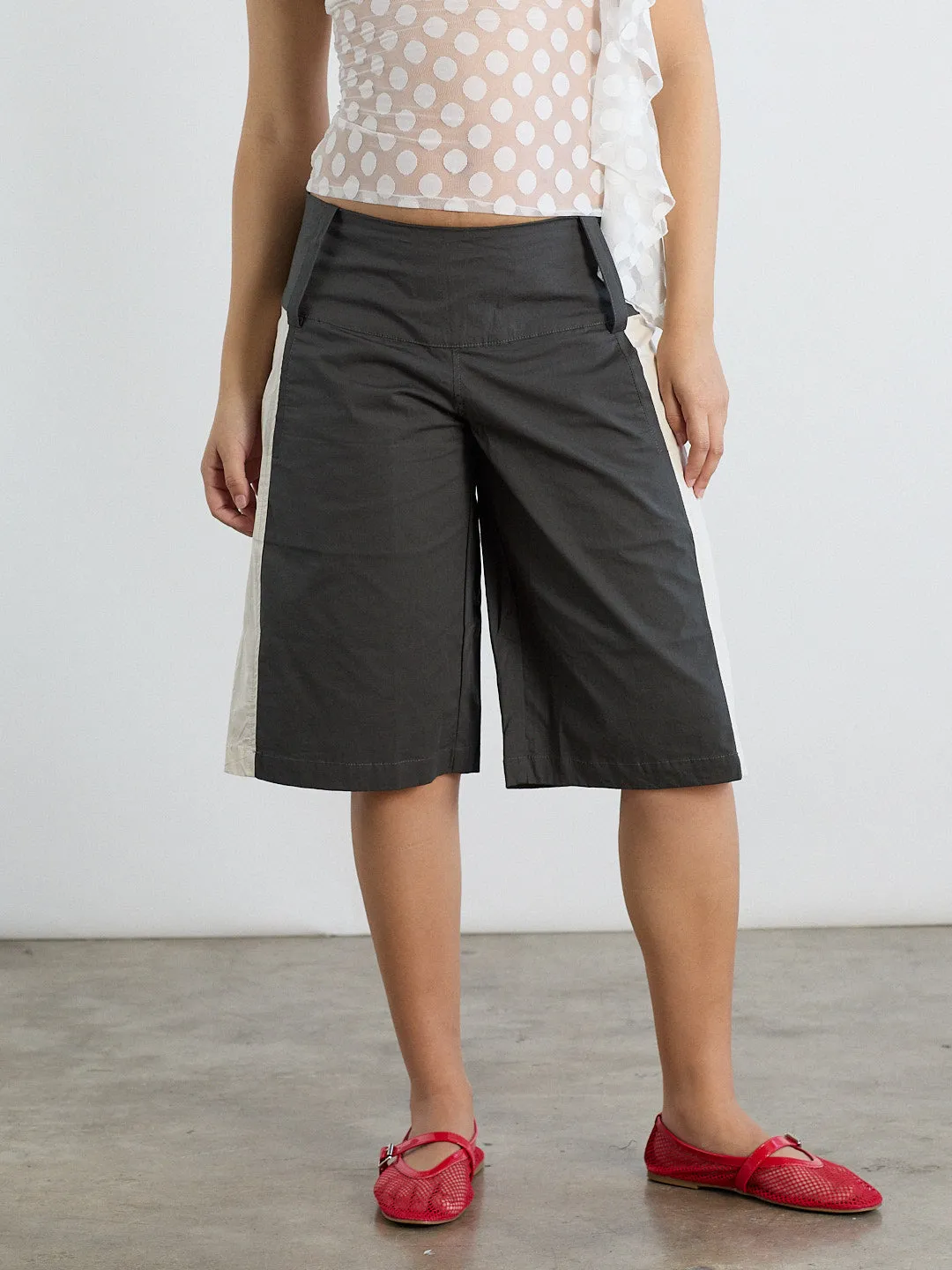 Paneles Short - Charcoal Stripe