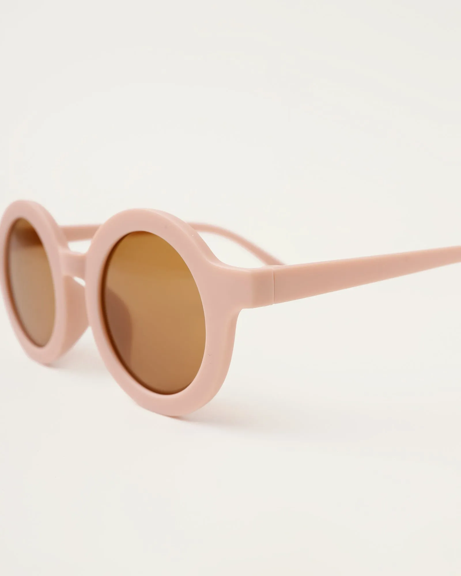 Peach Round Sunglasses