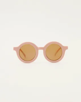 Peach Round Sunglasses