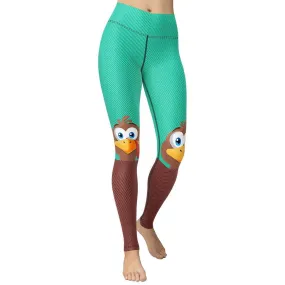 Peeking Turkey Yoga Leggings