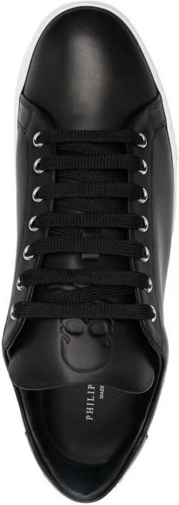 Philipp Plein Skull and Plein low-top sneakers Black