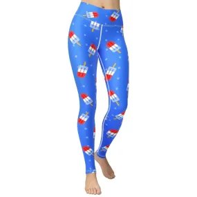 Popsicle Pattern Yoga Leggings