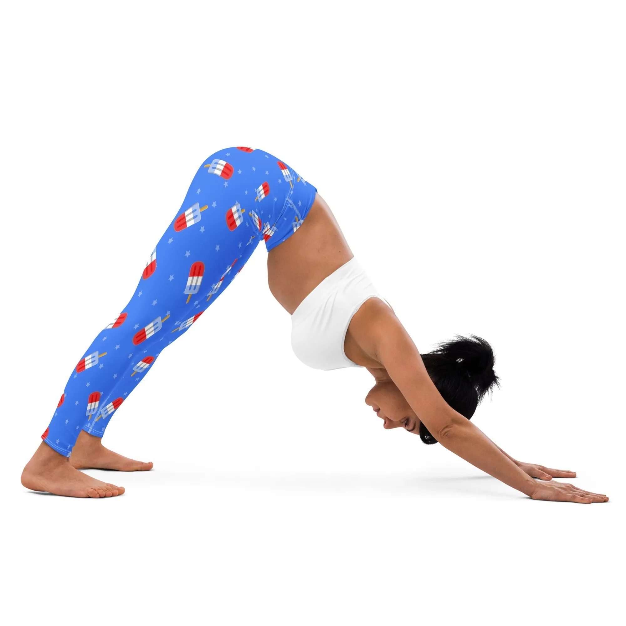 Popsicle Pattern Yoga Leggings