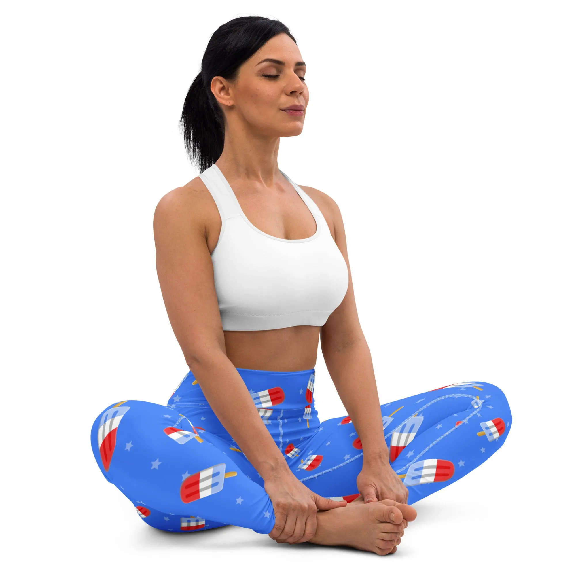 Popsicle Pattern Yoga Leggings