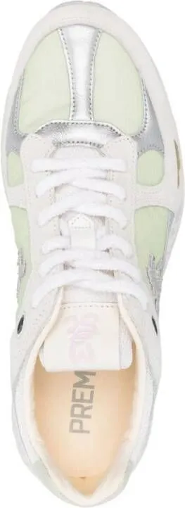 Premiata Mase panelled sneakers Neutrals