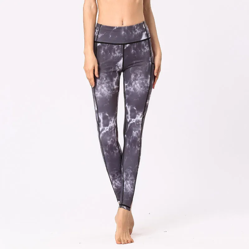 Printed pocket leggings