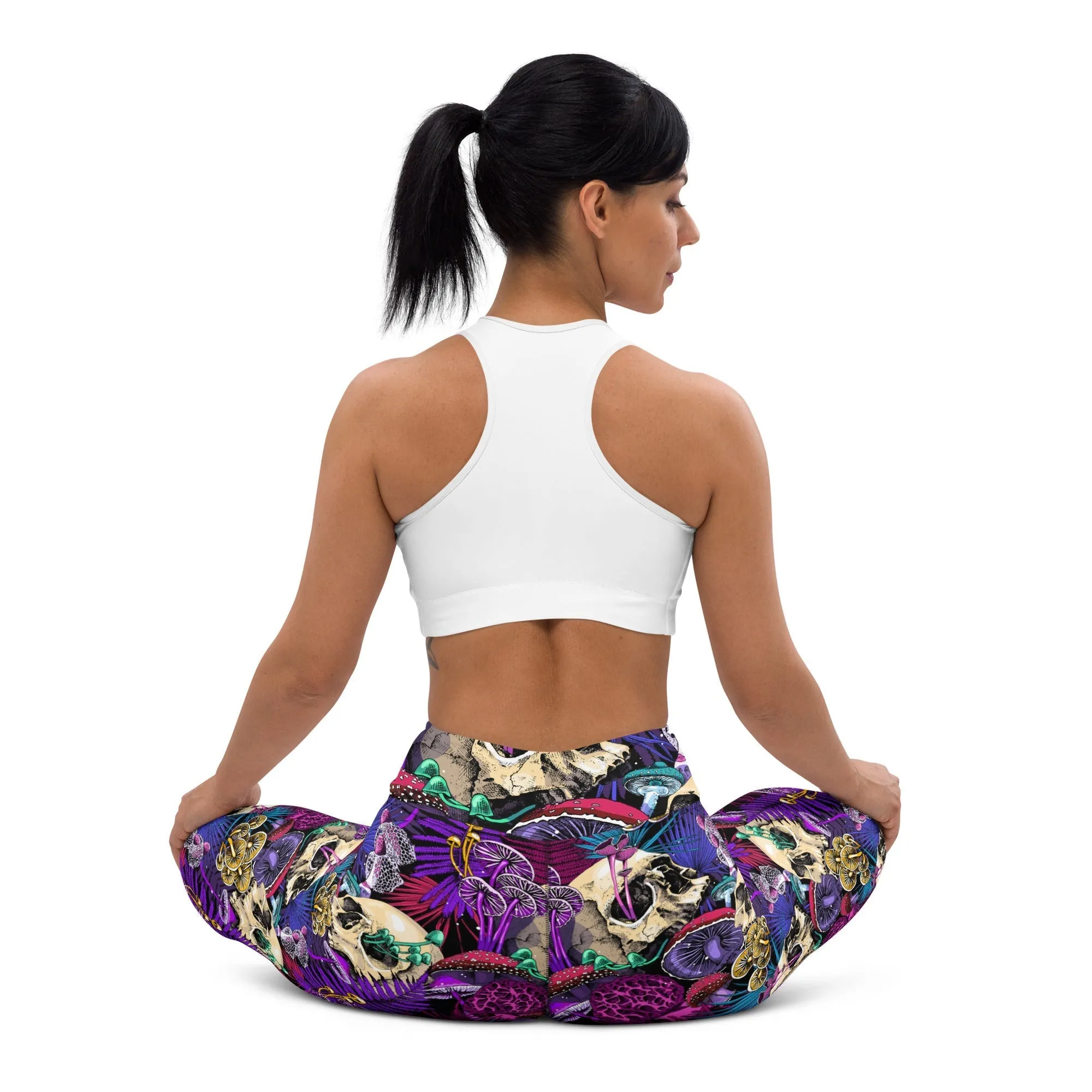 Psychedelic Skulls Yoga Leggings