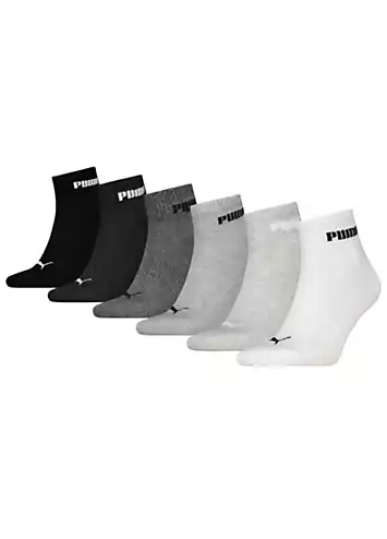 Puma Pack of 6 Trainer Socks | Grattan