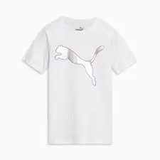 Puma Power Pack Jersey Kid's SS Graphic Tee Puma White PFA23V9T 07272