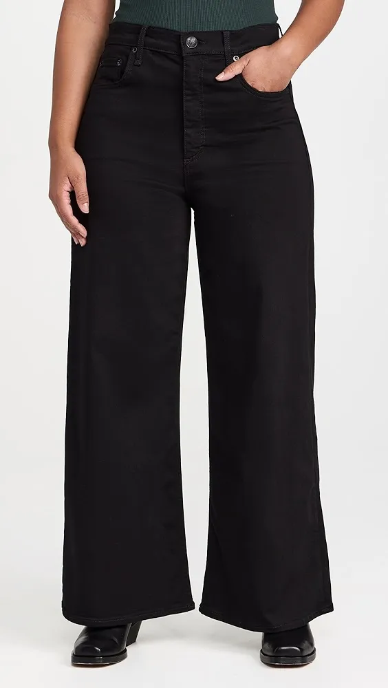 rag & bone   Flexi Sofie High Rise Ankle Wide Jeans 