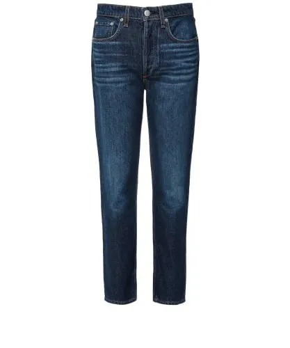 Rag and Bone Navy Nina High Rise Cigarette Jeans | Jules B