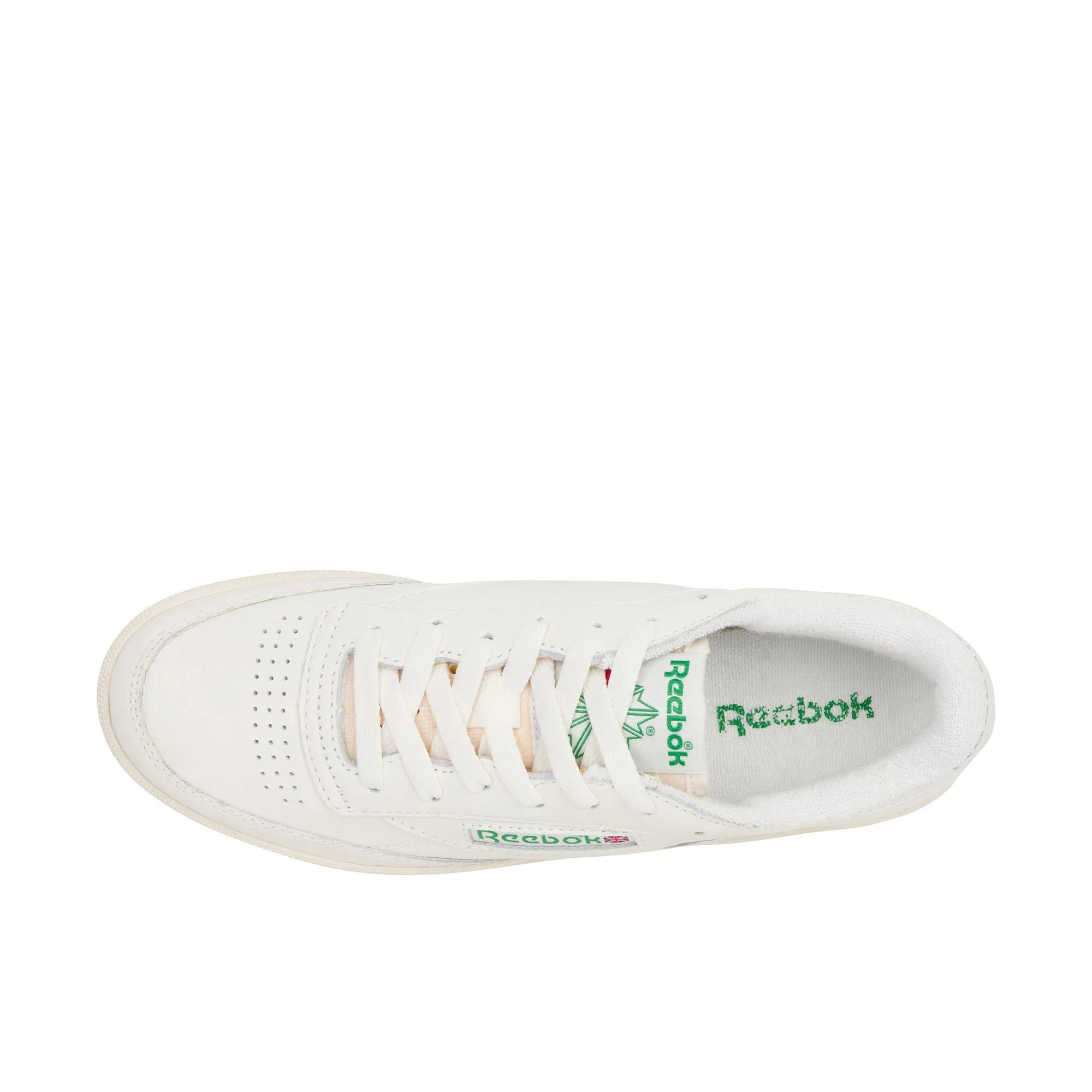 Reebok Womens Club C 85 Vintage Chalk/Alabaster/Glen Green