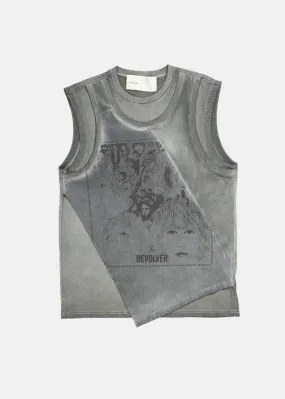 Remake Graphic Tank Top - Grey