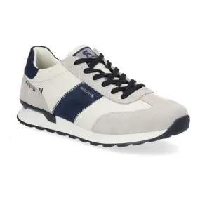 Rieker  Mens U0306-80 White Multi Lace-Up Trainers