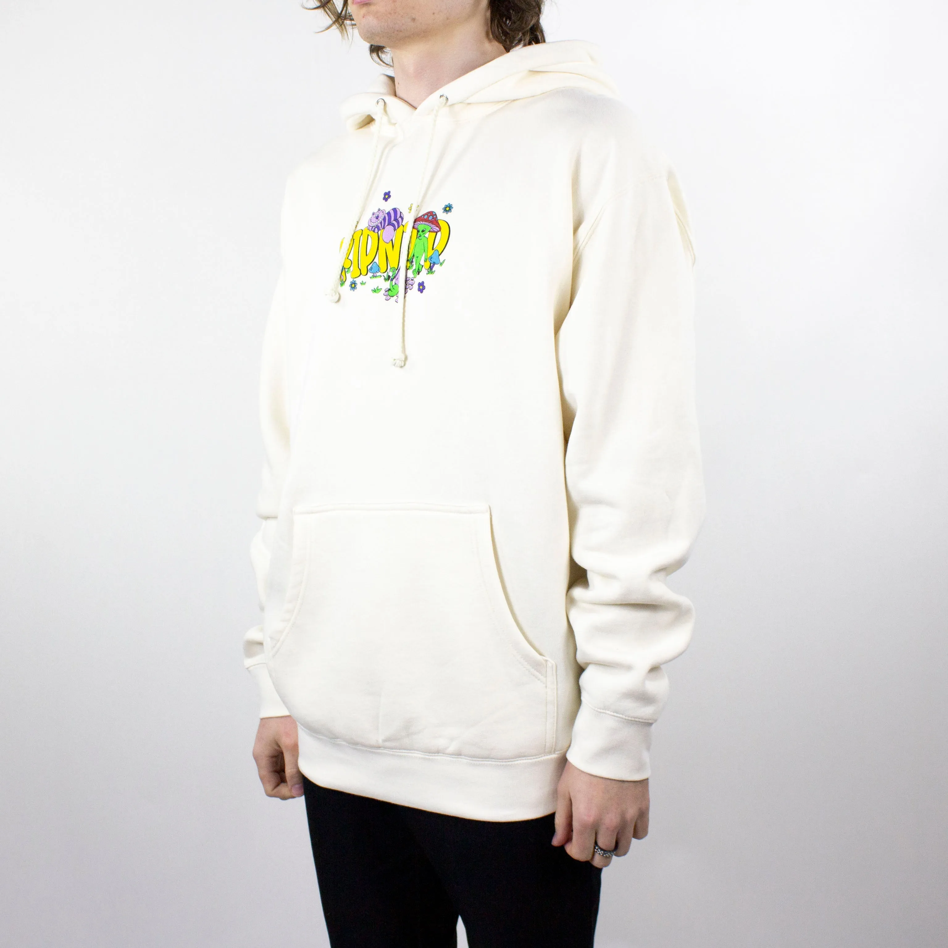 RIPNDIP Rabbit Hole Hoodie - Bone exclusive at Remix