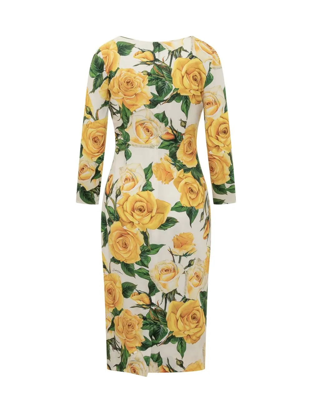 Roses Yellow Dress