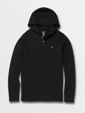 Russel Hooded Thermal - Black